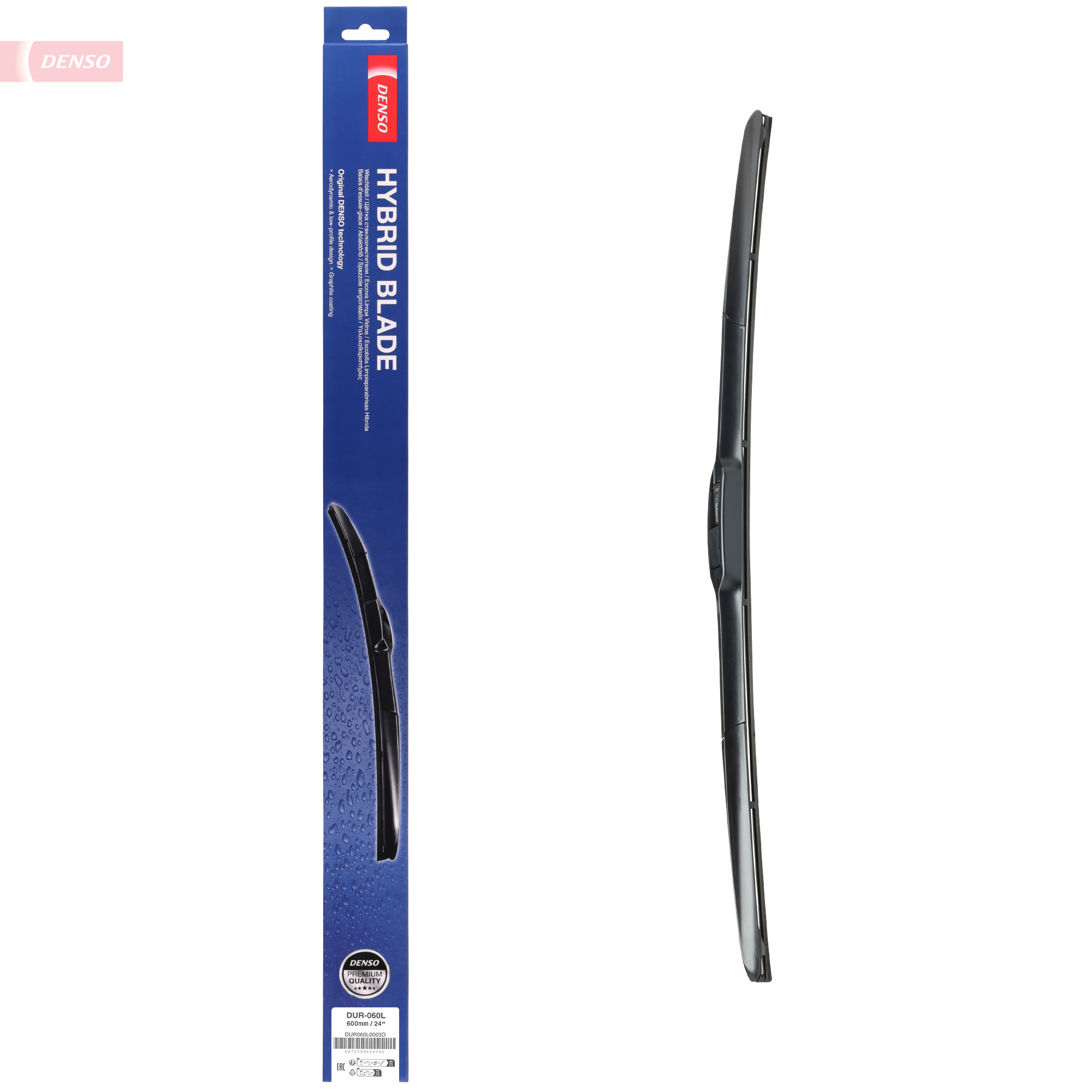 Balai d'essuie-glace (Essuie glace) DENSO ref. DUR-060L