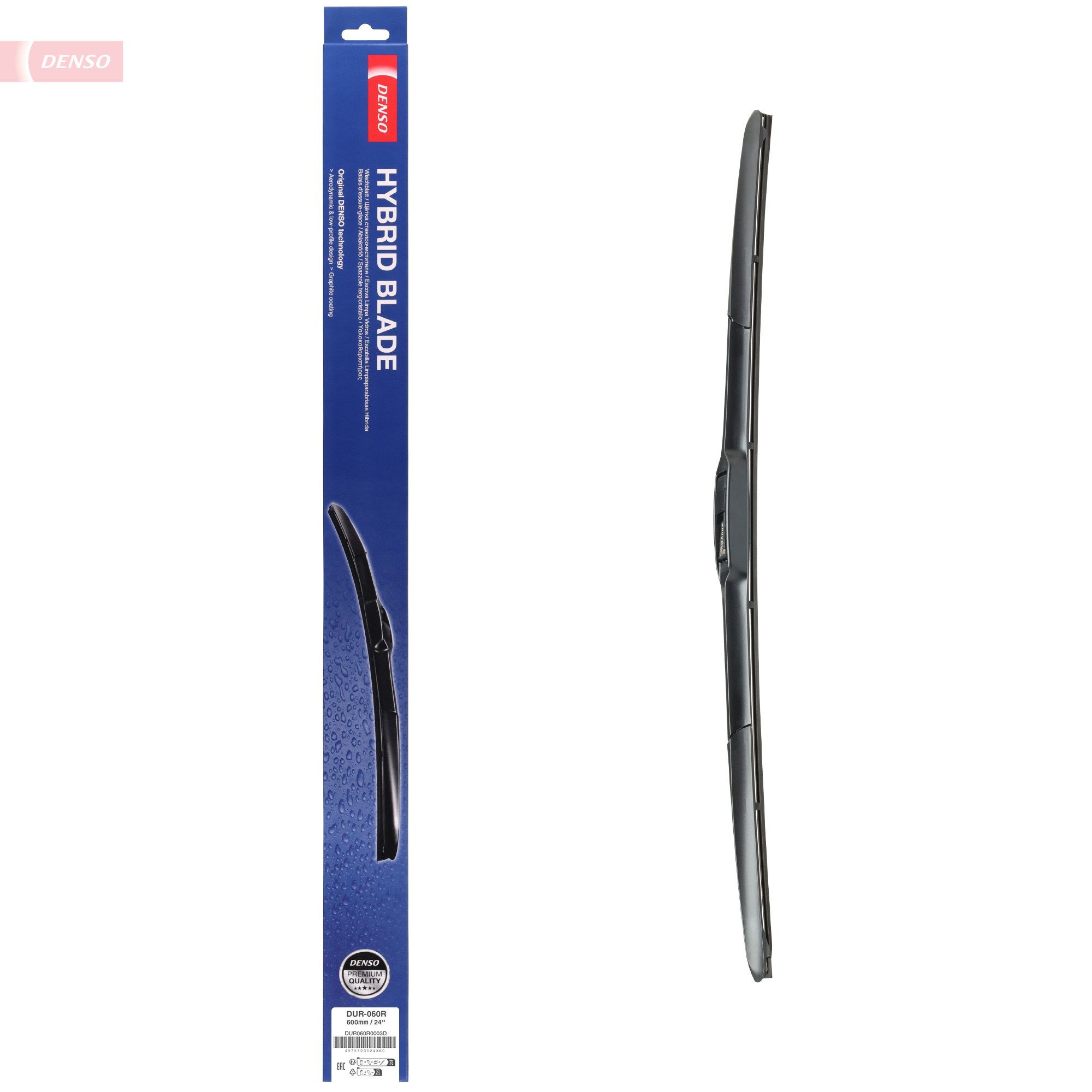 Balai d'essuie-glace (Essuie glace) DENSO ref. DUR-060R
