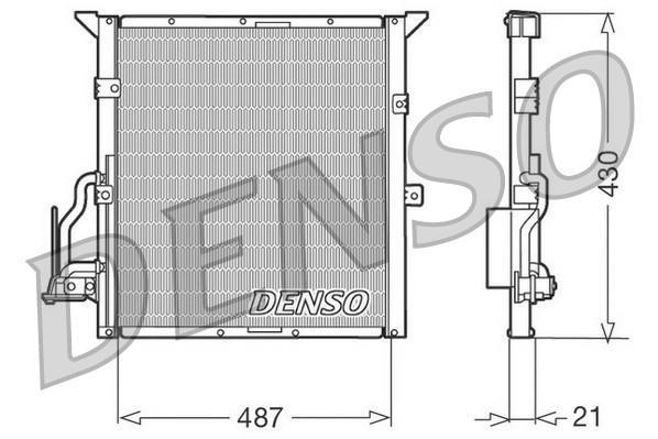 Condensador de climatização DENSO ref. DCN05002