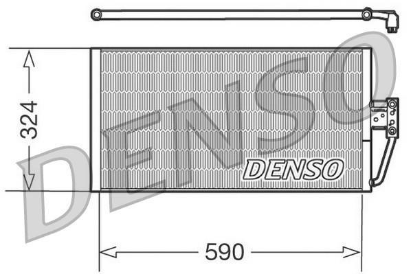 Condenseur, climatisation (Radiateur de climatisation) DENSO ref. DCN05006