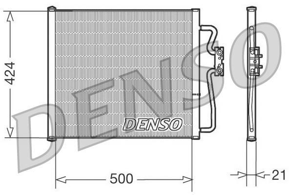 Condenseur, climatisation (Radiateur de climatisation) DENSO ref. DCN05007