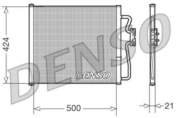 Condenseur, climatisation (Radiateur de climatisation) DENSO ref. DCN05007