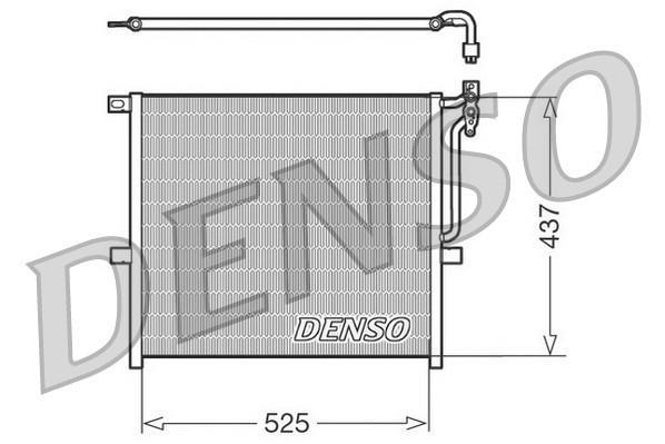 Condenseur, climatisation (Radiateur de climatisation) DENSO ref. DCN05008