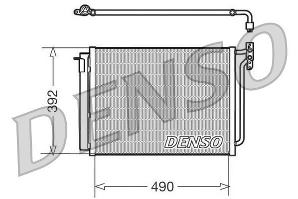 Condenseur, climatisation (Radiateur de climatisation) DENSO ref. DCN05009