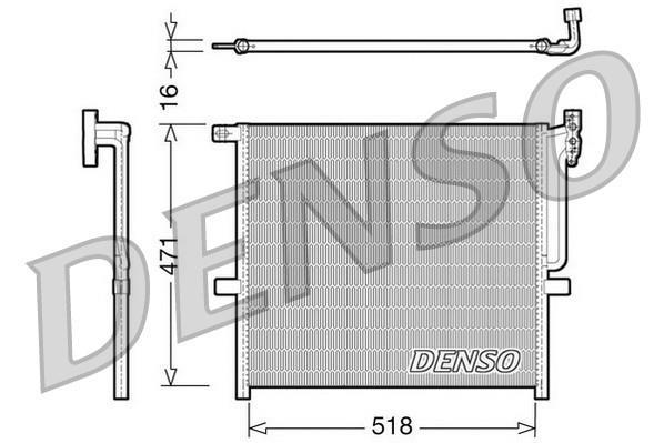Condensador, aire acondicionado DENSO ref. DCN05001