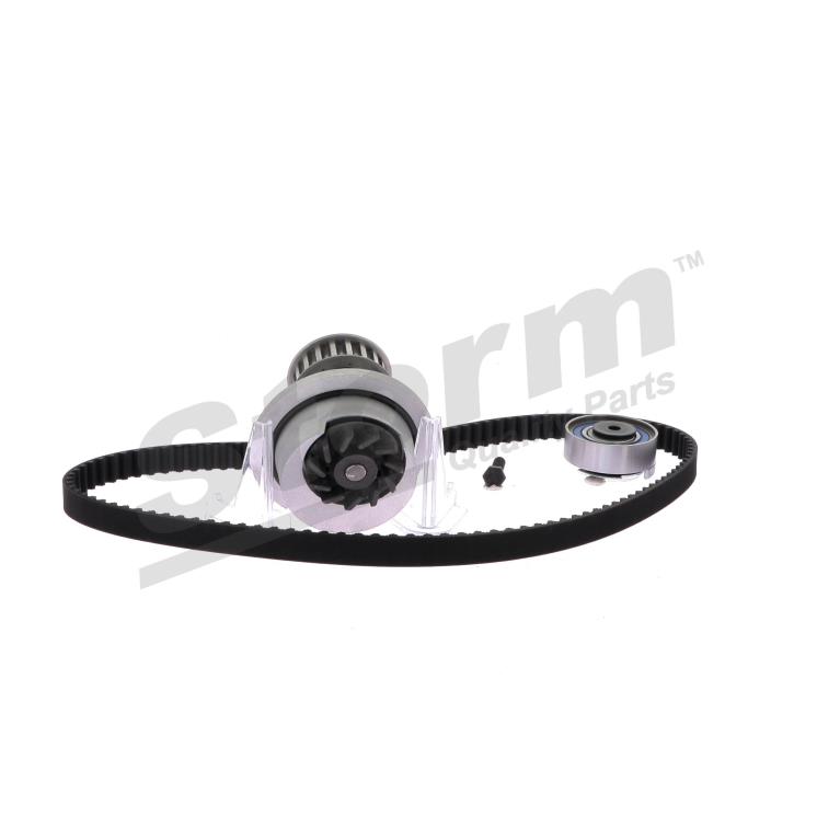 Pompe à eau + kit de courroie de distribution (Kit courroie de distribution) Storm ref. 5550019KP