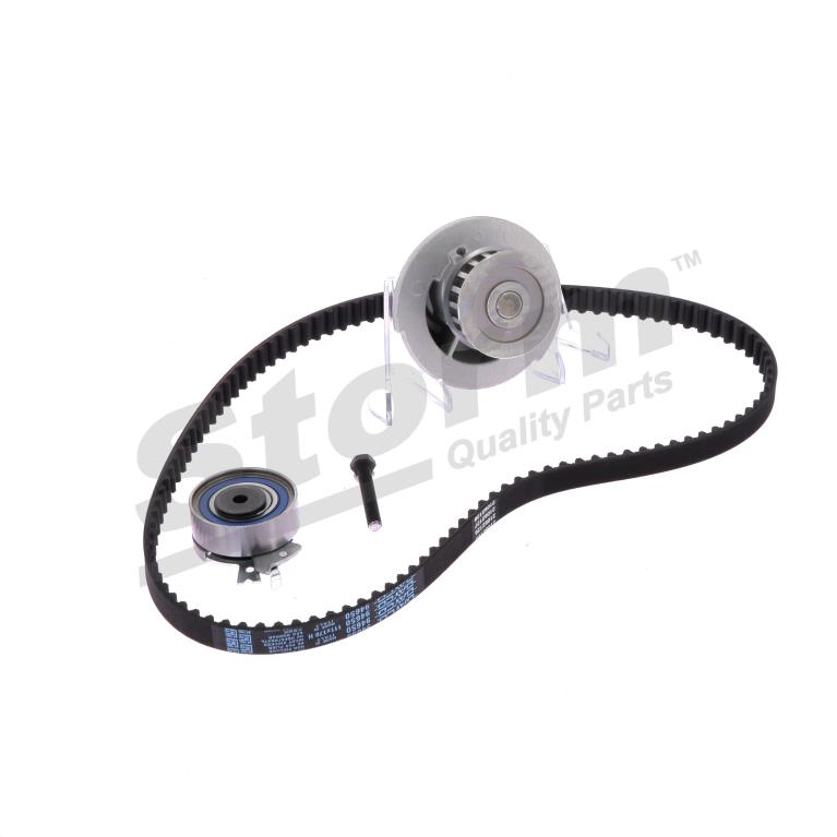 Pompe à eau + kit de courroie de distribution (Kit courroie de distribution) Storm ref. 5550019KP