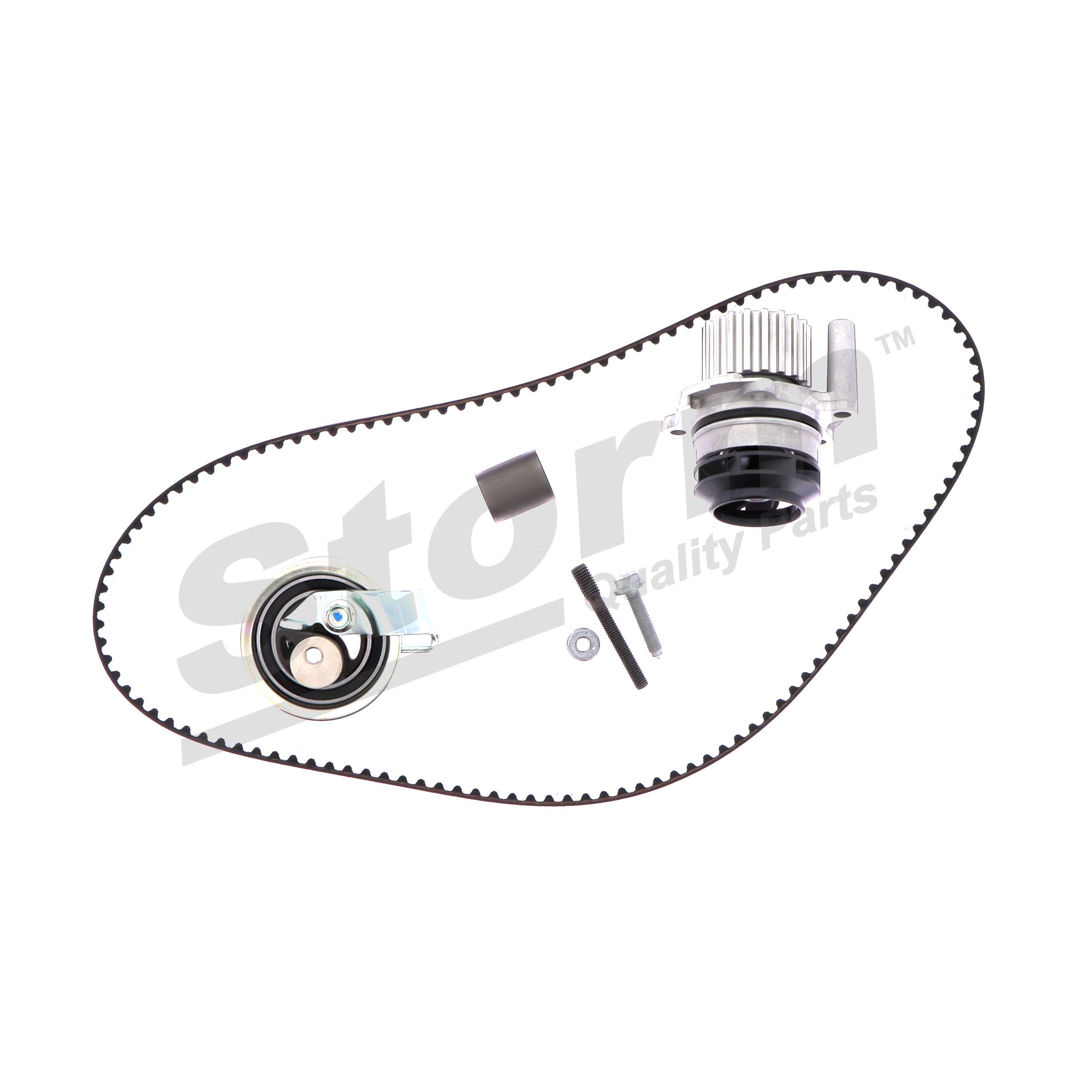 Pompe à eau + kit de courroie de distribution (Kit courroie de distribution) Storm ref. 5550582KP