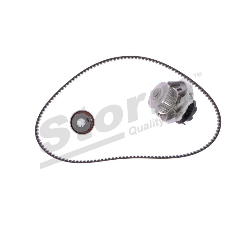 Pompe à eau + kit de courroie de distribution (Kit courroie de distribution) Storm ref. 5550727KP