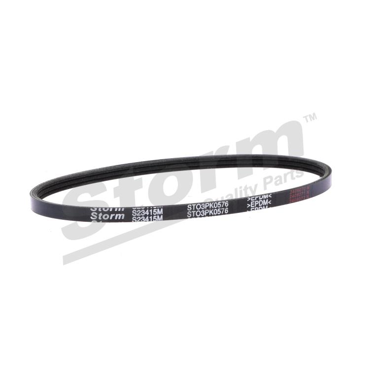 Courroie trapézoïdale à nervures Storm ref. STO3PK0576