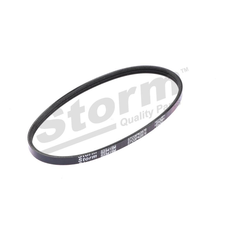 Courroie trapézoïdale à nervures Storm ref. STO3PK0576