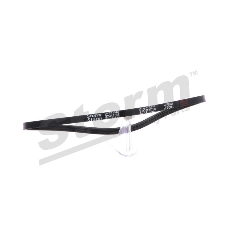 Correa trapezoidal nervada Storm ref. STO3PK0738