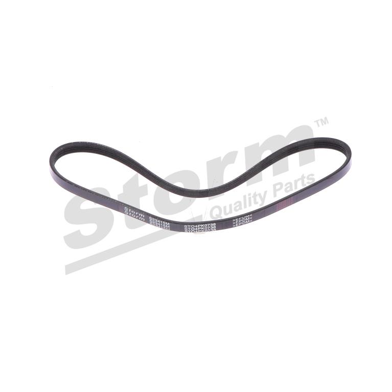 Courroie trapézoïdale à nervures Storm ref. STO4PK0738