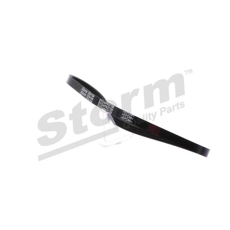 Courroie trapézoïdale à nervures Storm ref. STO4PK0738