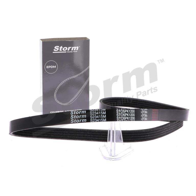 Courroie trapézoïdale à nervures Storm ref. STO5PK1200