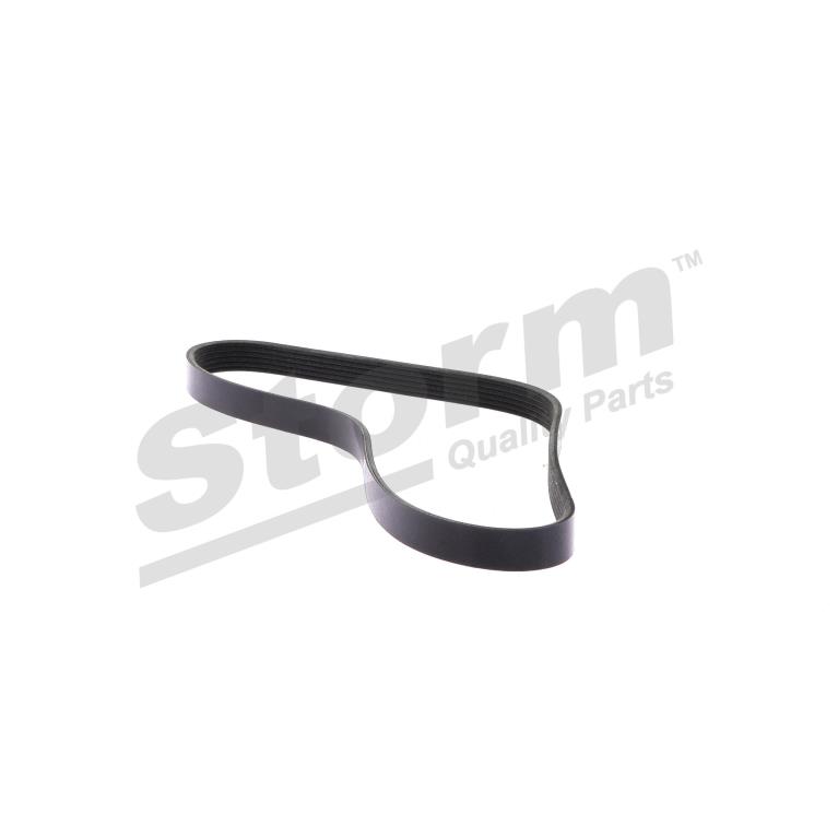 Courroie trapézoïdale à nervures Storm ref. STO6PK1004