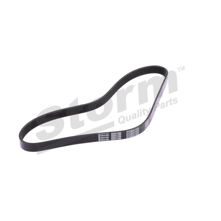 Courroie trapézoïdale à nervures Storm ref. STO6PK1004