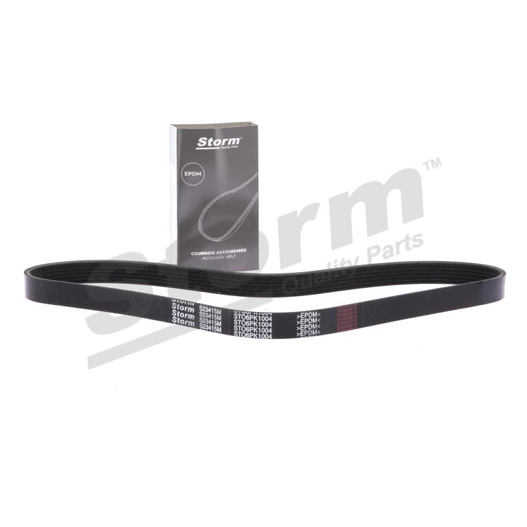 Courroie trapézoïdale à nervures Storm ref. STO6PK1004