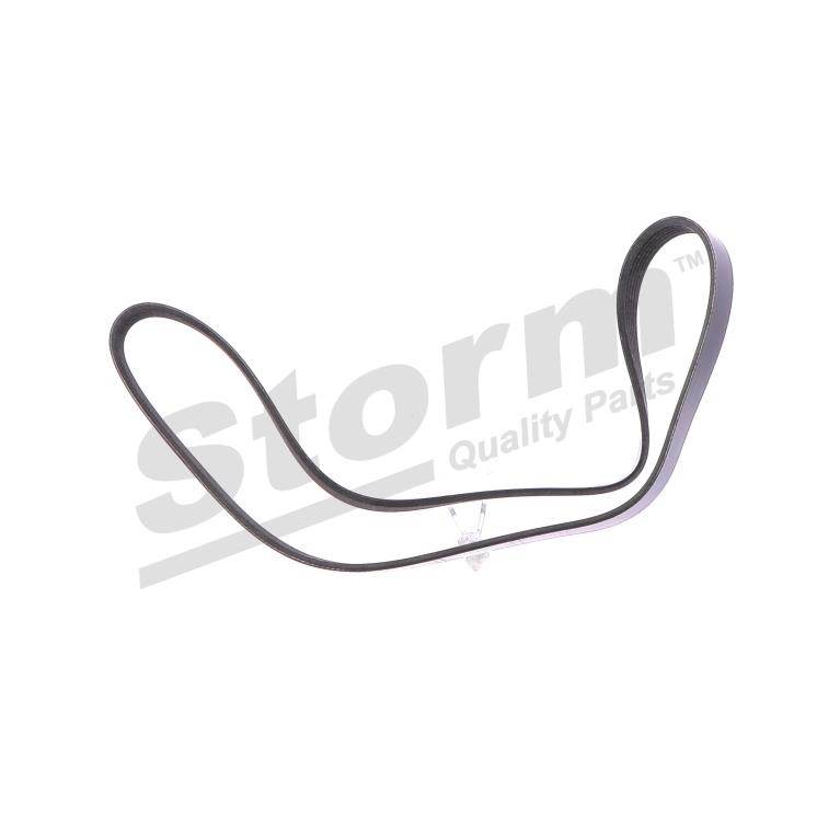 Courroie trapézoïdale à nervures Storm ref. STO6PK1095