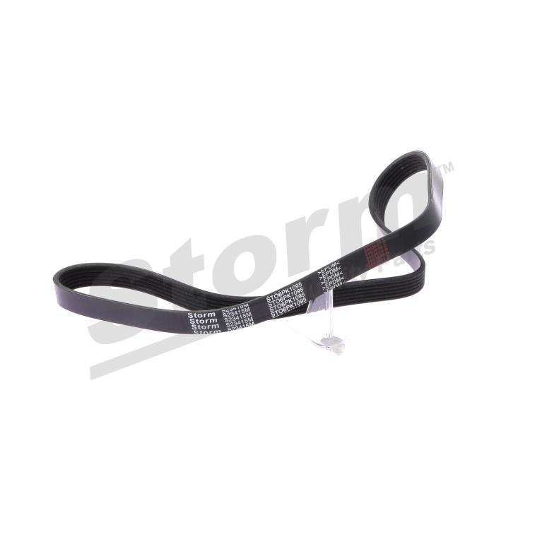 Courroie trapézoïdale à nervures Storm ref. STO6PK1095