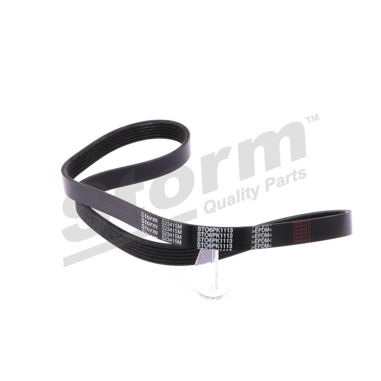 Correia trapezoidal estriada Storm ref. STO6PK1113