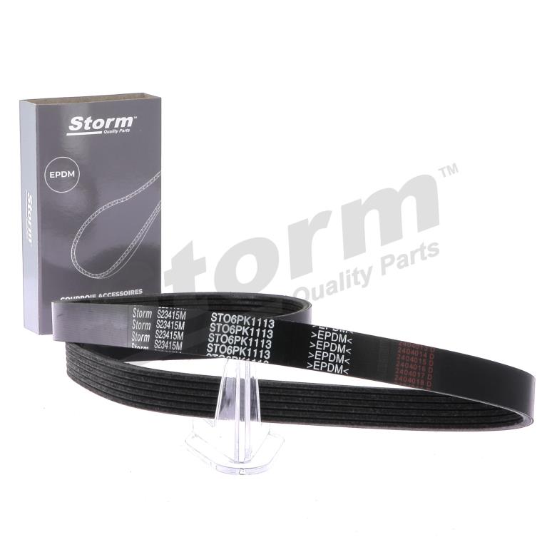 Correia trapezoidal estriada Storm ref. STO6PK1113
