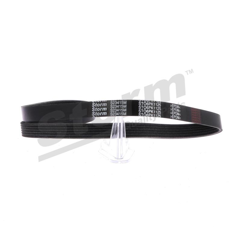 Courroie trapézoïdale à nervures Storm ref. STO6PK1125