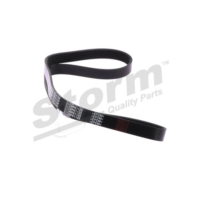 Courroie trapézoïdale à nervures Storm ref. STO6PK1125
