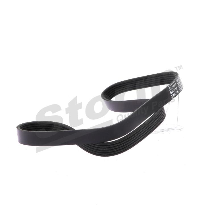 Courroie trapézoïdale à nervures Storm ref. STO6PK1125