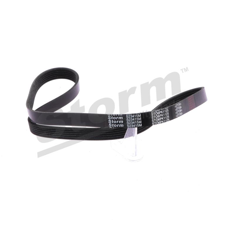 Courroie trapézoïdale à nervures Storm ref. STO6PK1125