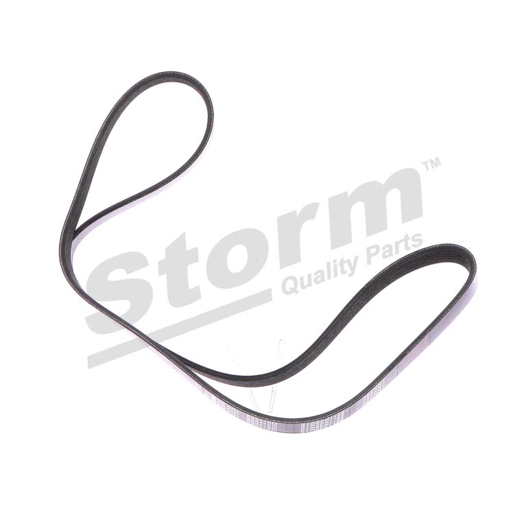 Courroie trapézoïdale à nervures Storm ref. STO6PK1125
