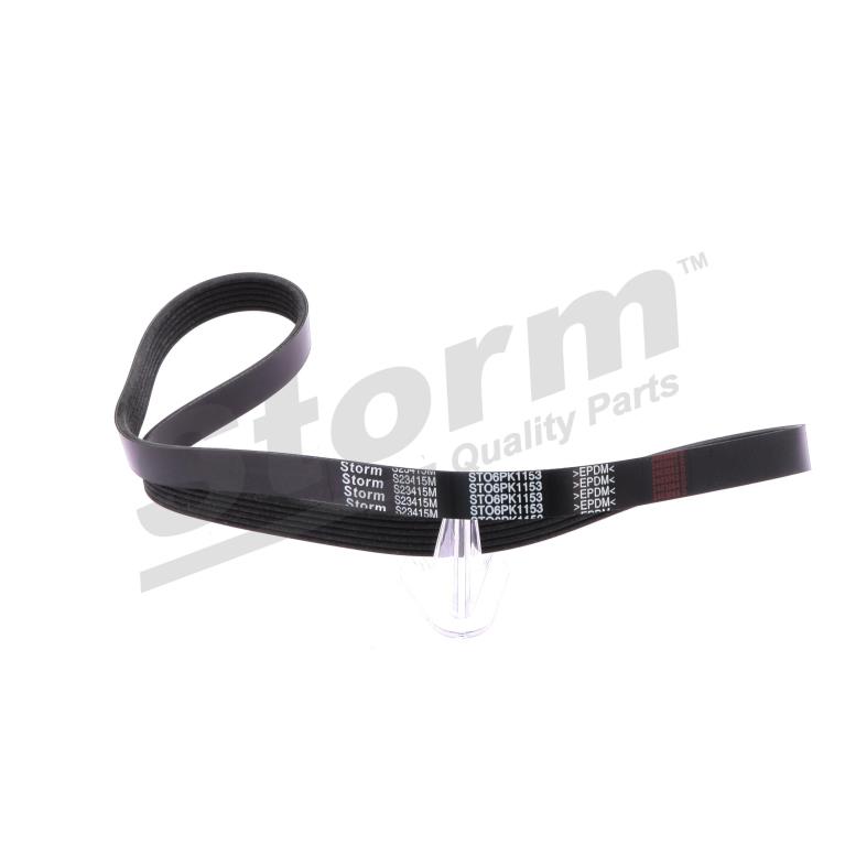 Correa trapezoidal nervada Storm ref. STO6PK1153