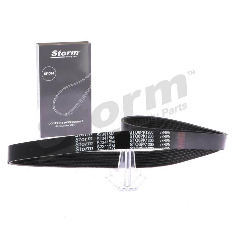 Correa trapezoidal nervada Storm ref. STO6PK1200