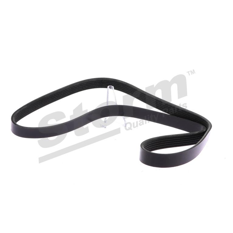 Courroie trapézoïdale à nervures Storm ref. STO6PK1250