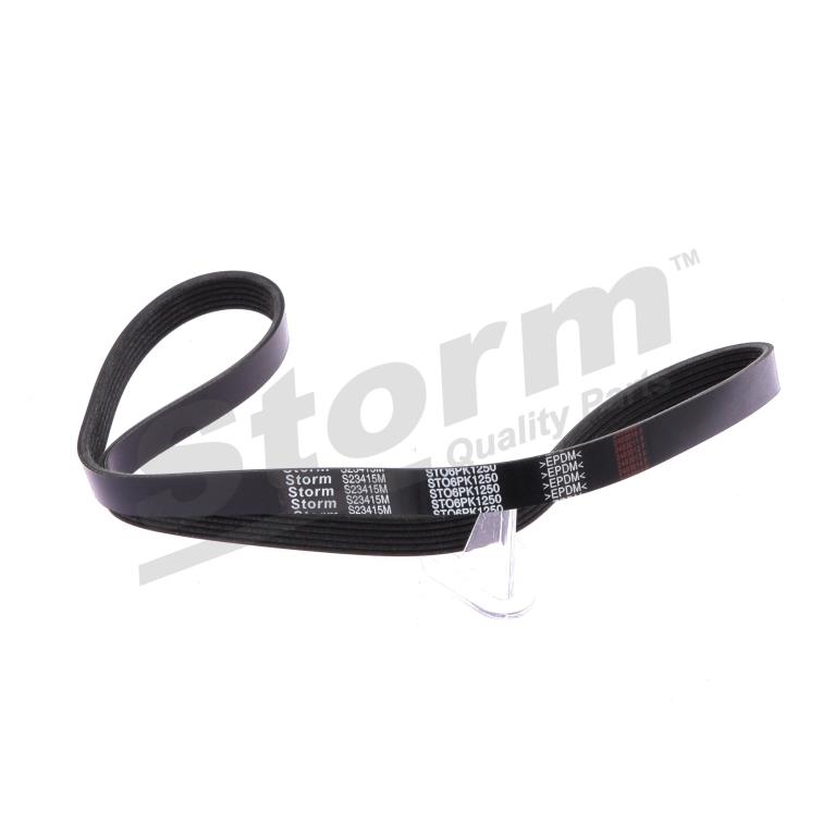Courroie trapézoïdale à nervures Storm ref. STO6PK1250