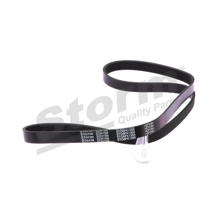 Courroie trapézoïdale à nervures Storm ref. STO6PK1355