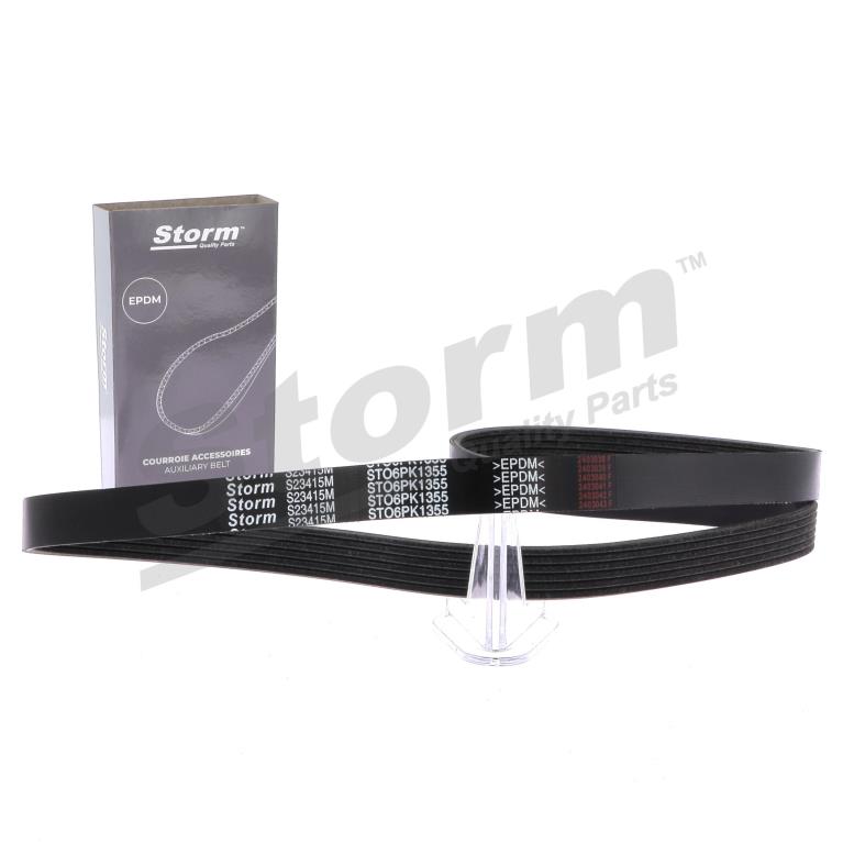 Courroie trapézoïdale à nervures Storm ref. STO6PK1355