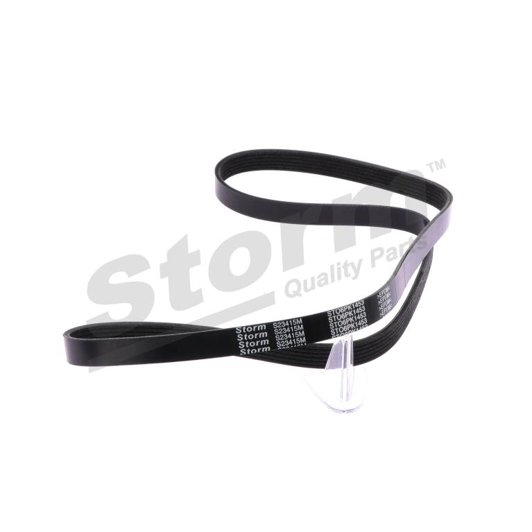 Courroie trapézoïdale à nervures Storm ref. STO6PK1453