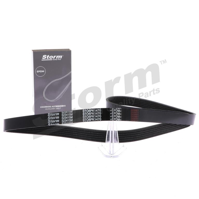 Correa trapezoidal nervada Storm ref. STO6PK1470