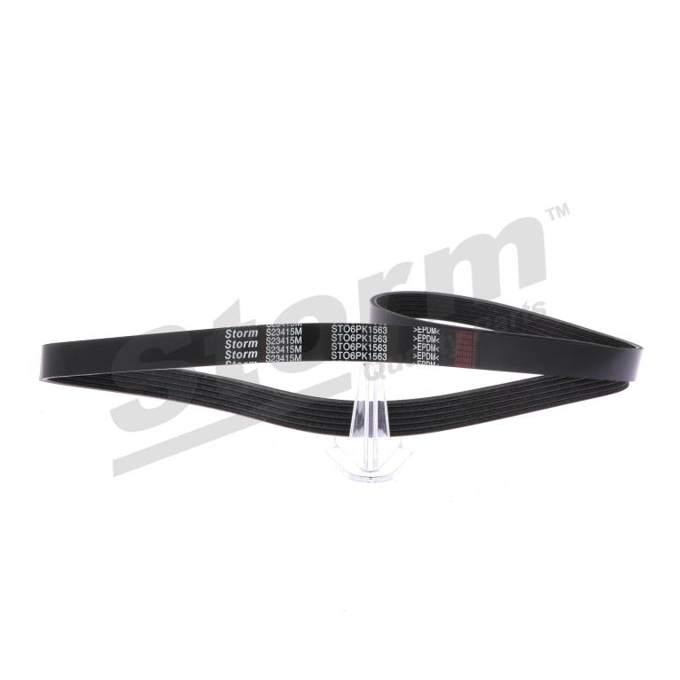 Courroie trapézoïdale à nervures Storm ref. STO6PK1563