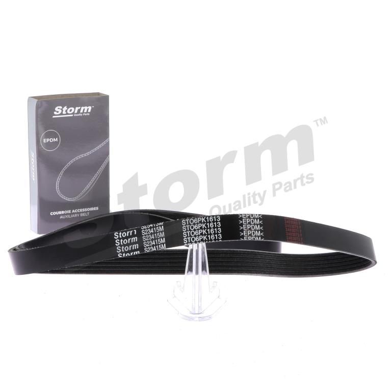 Correa trapezoidal nervada Storm ref. STO6PK1613