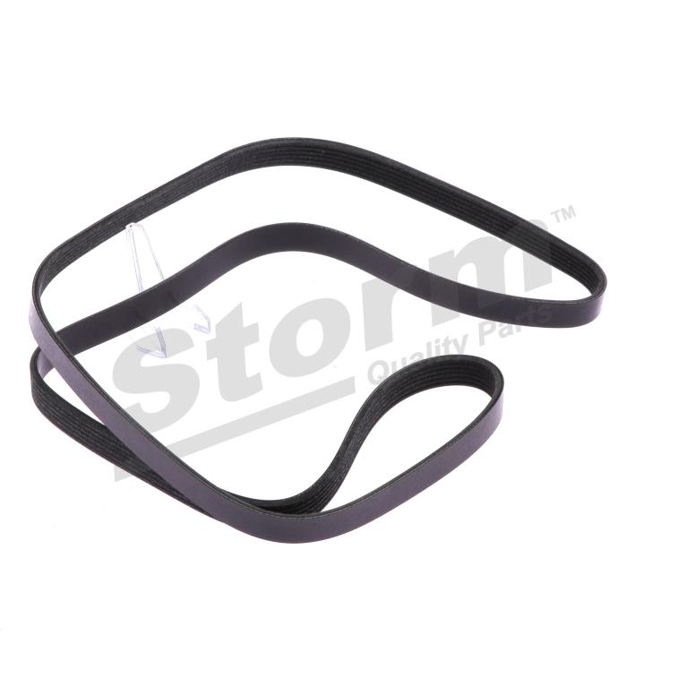 Courroie trapézoïdale à nervures Storm ref. STO6PK1735