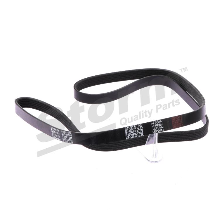Courroie trapézoïdale à nervures Storm ref. STO6PK1735