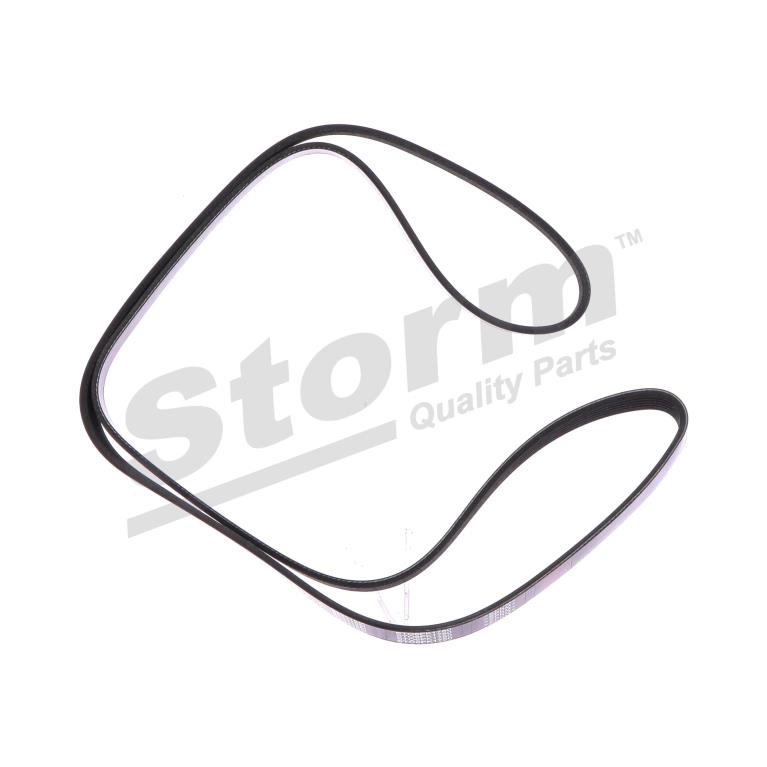 Courroie trapézoïdale à nervures Storm ref. STO6PK1750