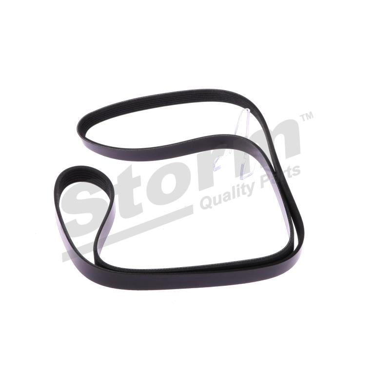 Courroie trapézoïdale à nervures Storm ref. STO6PK1750