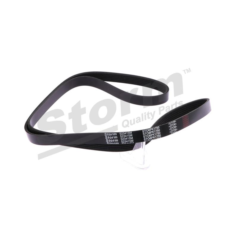 Courroie trapézoïdale à nervures Storm ref. STO6PK1750