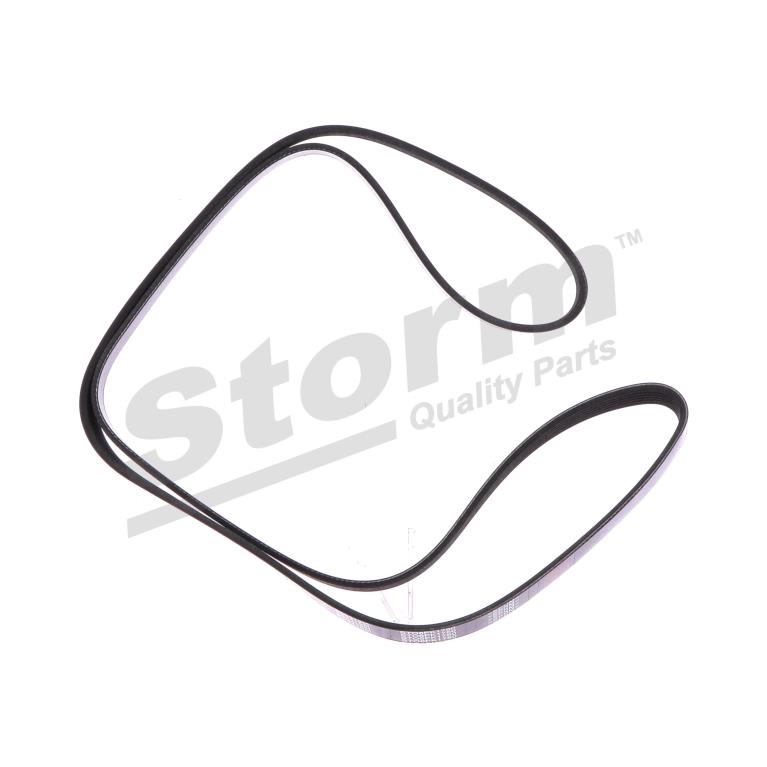 Courroie trapézoïdale à nervures Storm ref. STO6PK1750