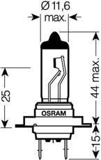 Ampoule OSRAM H7  - 64210NBP-02B