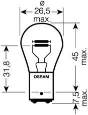 Ampoule OSRAM ORIGINAL - 7231