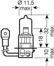 Ampoule OSRAM H3  - 64151NBP-01B